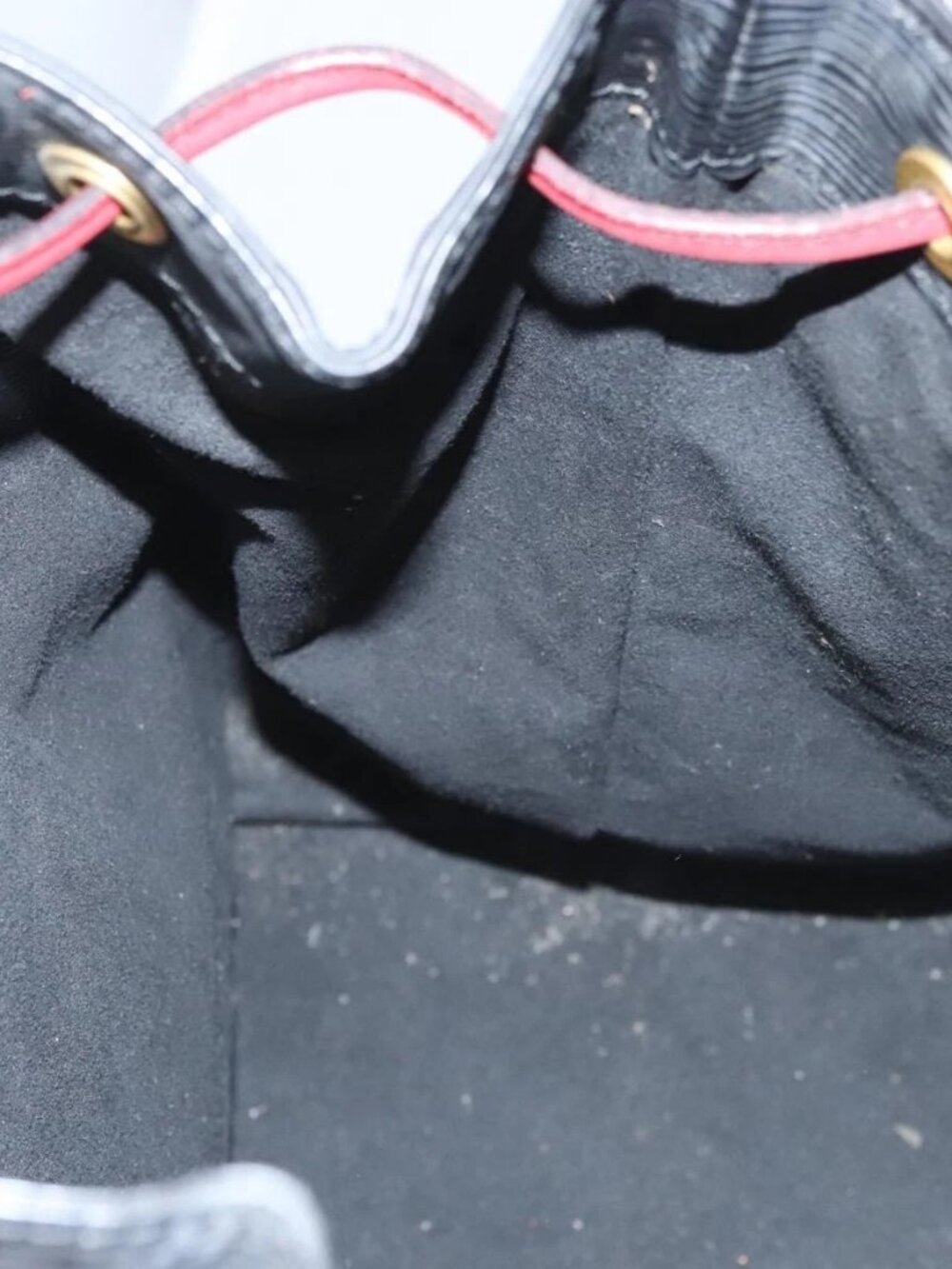 LOUIS VUITTON Epi Noe Shoulder Bag Bicolor Black Red - Picture 11 of 16